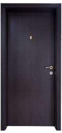 Входна врата А5 - метална блиндирана врата облечена в ламинат