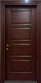 Входна врата  А7 - метална блиндирана врата облечена с Крафтмастър